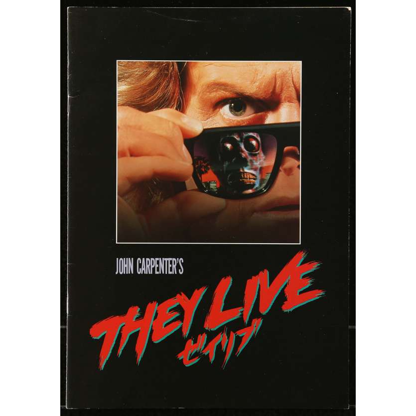 THEY LIVE Program 8x10 in. - 1988 - John Carpenter, Roddy Piper