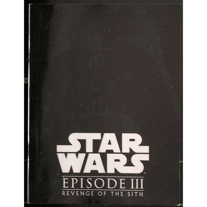 STAR WARS - LA REVANCHE DES SITHS Programme 20x25 cm -  2003 - Harrison Ford, George Lucas