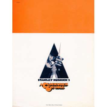 CLOCKWORK ORANGE Supplement 8x10 in. - N02 1971 - Stanley Kubrick, Malcom McDowell CLOCKWORK ORANGE Supplement 8x10 in. - N02 1971 - Stanley Kubrick, Malcom McDowell