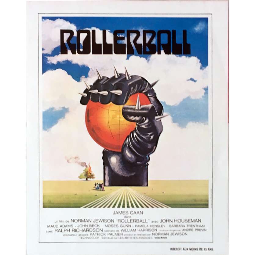 ROLLERBALL Synopsis 18x24 cm - 1975 - James Caan, Norman Jewinson