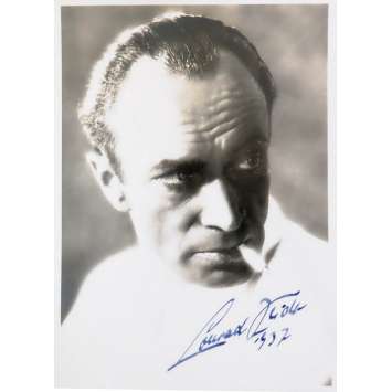 CONRAD VEIDT Carte Postale signée - 9x14 cm - 1932