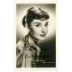 AUDREY HEPBURN Original Signed Postcard 3,5x5,5 in. - 1957