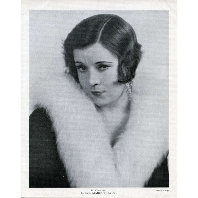 MARIE PREVOST Photo de presse Américaine Originale 20x25 cm - 1937