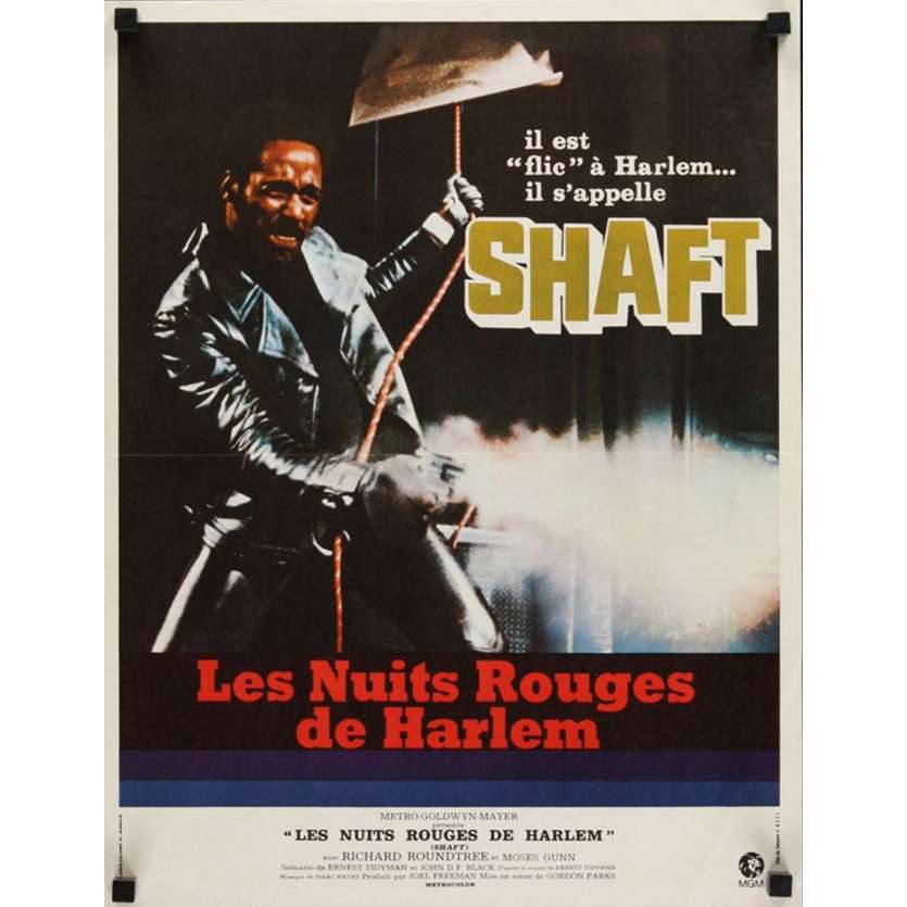 Mauvais-genres.com SHAFT Richard Roundtree Affiche française du film 1971 Affiches cinéma