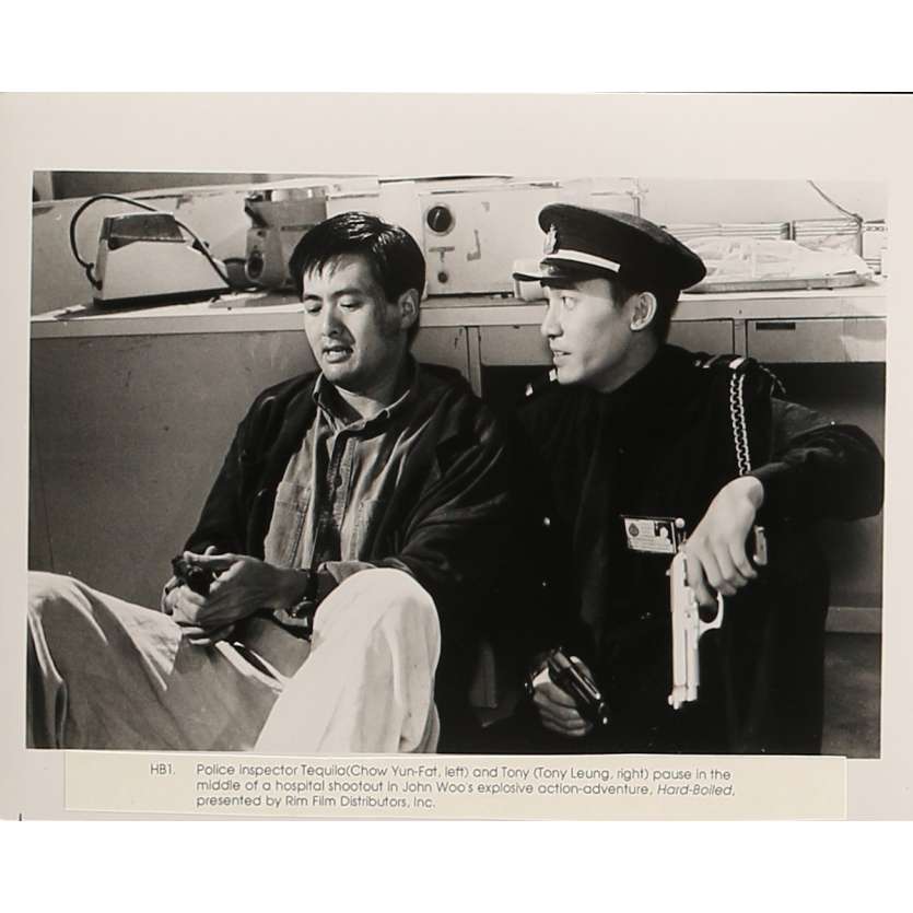 A TOUTE EPREUVE Photo de presse 20x25 cm - N01 1992 - Chow Yun-Fat, John Woo