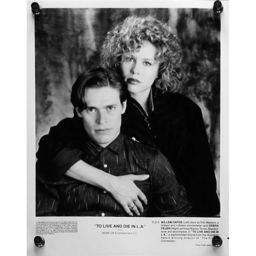 TO LIVE AND DIE IN LA Movie Still 8x10 in.  - N01 1984 - William Friedkin, Willem Dafoe