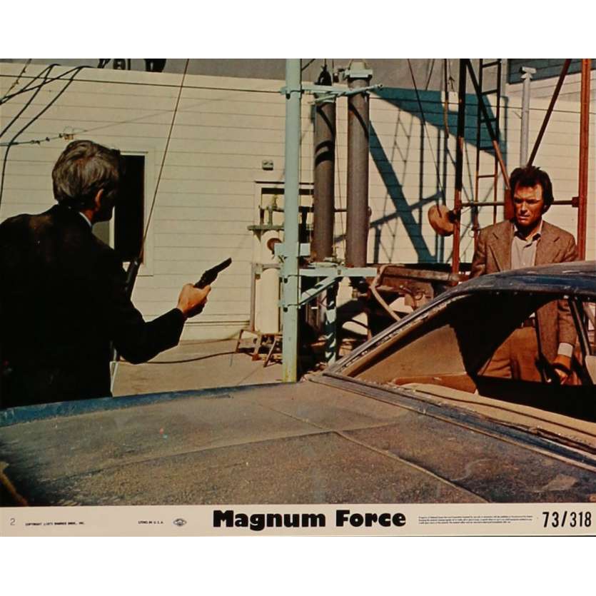 MAGNUM FORCE Lobby Card 8x10 in. - N03 1973 - Ted Post, Clint Eastwood