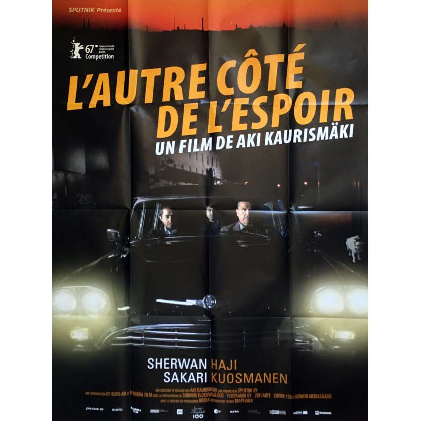 L'AUTRE COTE DE L'ESPOIR Affiche de film 120x160 cm - 2017 - Ville Virtanen, Aki Kaurismäki