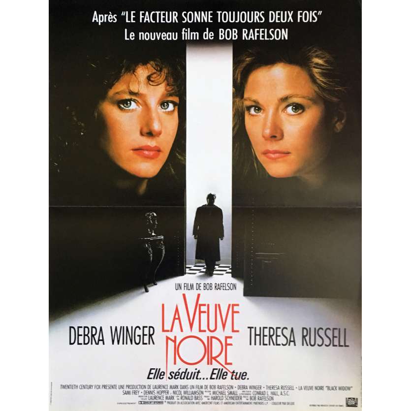 BLACK WIDOW Movie Poster 15x21 in. - 1987 - Bob Rafelson, Debra Winger