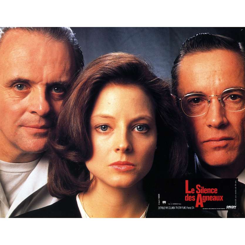 THE SILENCE OF THE LAMBS Lobby Card 9x12 in. - N08 1991 - Jonathan Demme, Anthony Hopkins