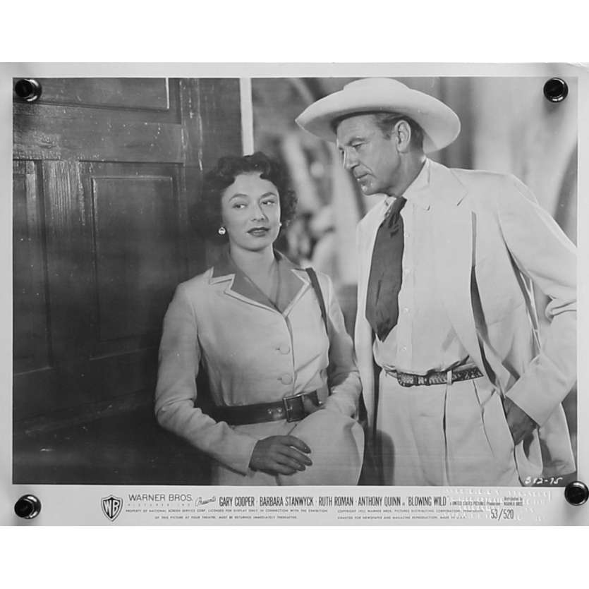 LE SOUFFLE SAUVAGE Photo de presse 20x25 cm - N04 1953 - Gary Cooper, Hugo Fregonese