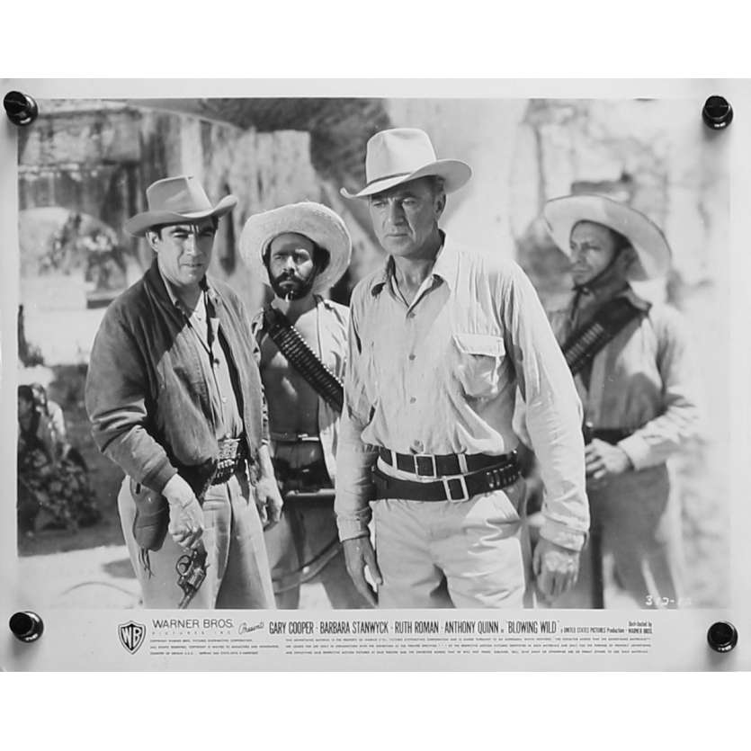 LE SOUFFLE SAUVAGE Photo de presse 20x25 cm - N02 1953 - Gary Cooper, Hugo Fregonese
