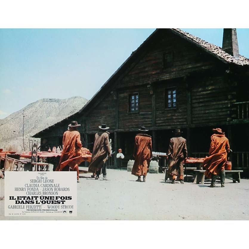 ONCE UPON A TIME IN THE WEST Lobby Card 9x12 in. - N05 R1970 - Sergio Leone, Henry Fonda
