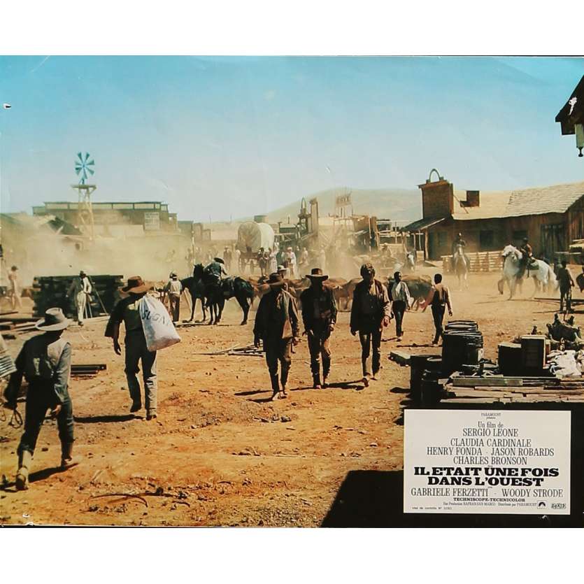 ONCE UPON A TIME IN THE WEST Lobby Card 9x12 in.  - N01 1968 - Sergio Leone, Henry Fonda