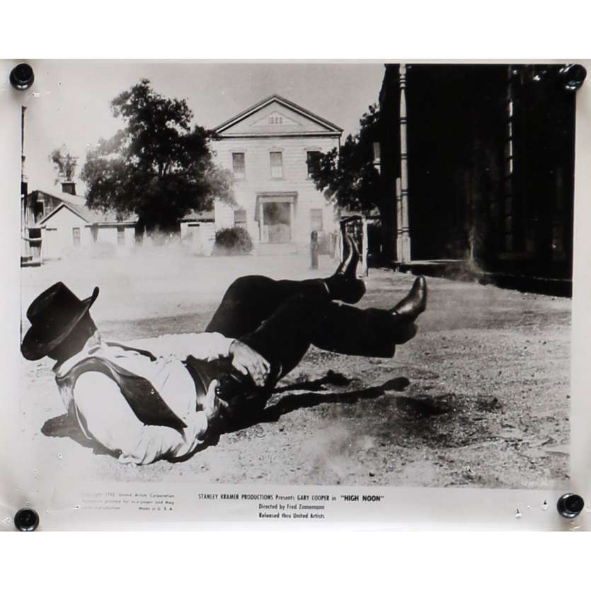 LE TRAIN SIFFLERA TROIS FOIS Photo de presse 20x25 cm - N08 1952 - Gary Cooper, Fred Zinnemann