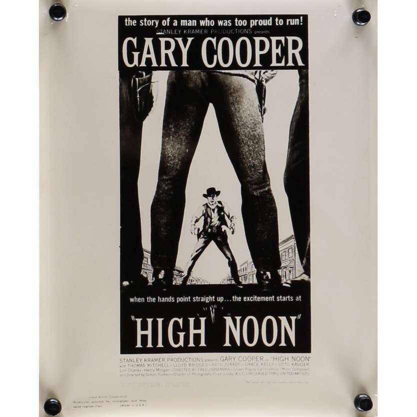 LE TRAIN SIFFLERA TROIS FOIS Photo de presse 20x25 cm - N04 1952 - Gary Cooper, Fred Zinnemann