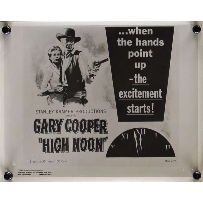 HIGH NOON Movie Still 8x10 in. - N03 1952 - Fred Zinnemann, Gary Cooper
