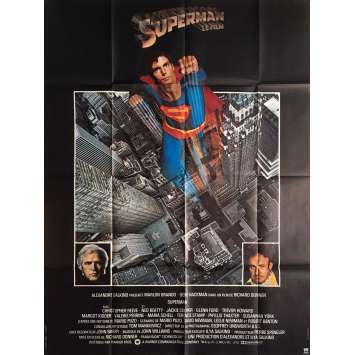 SUPERMAN French Movie Poster 47x63 - 1978 - Richard Donner, Christopher Reeves SUPERMAN French Movie Poster 47x63 - 1978 - Richard Donner, Christopher Reeves
