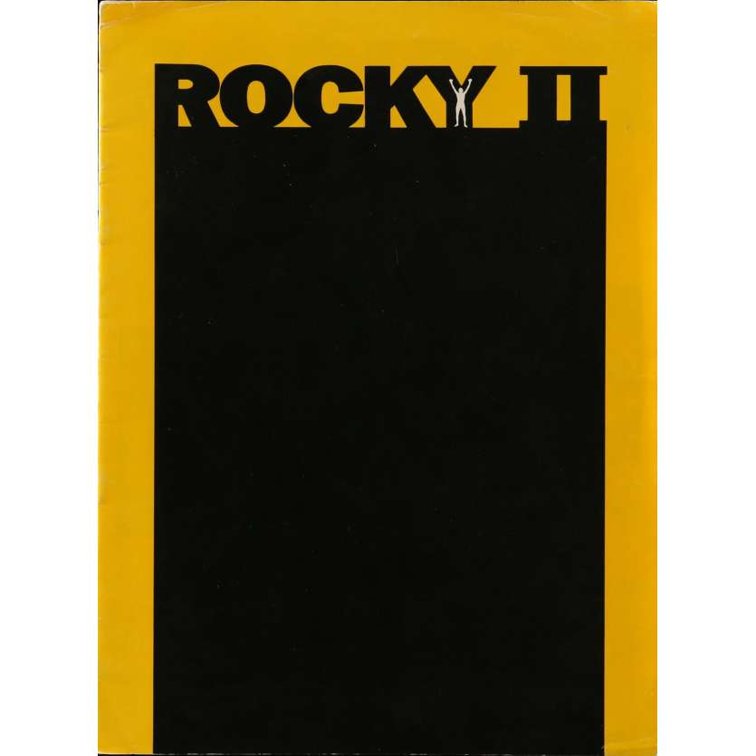 ROCKY 2 Program 9x12 in. - 20P 1979 - Sylvester Stallone, Carl Weathers