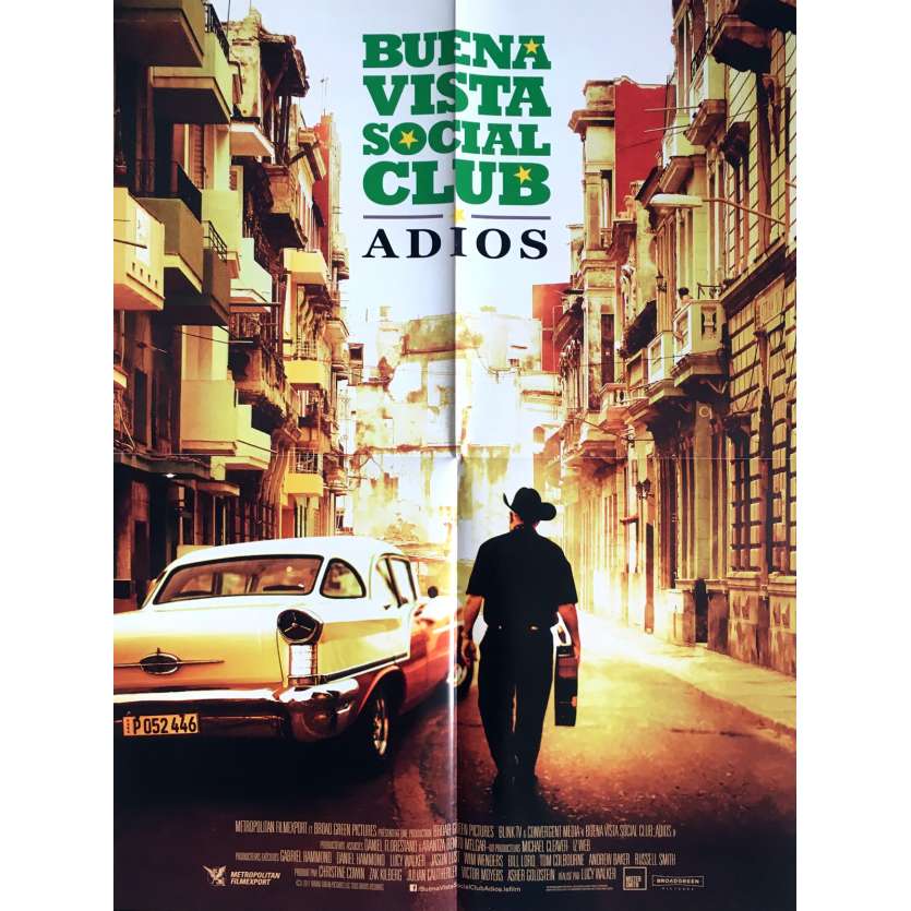 BUENA VISTA SOCIAL CLUB ADIOS Movie Poster 15x21 in.  -  2017 - Lucy Walker, Ibrahim Ferrer