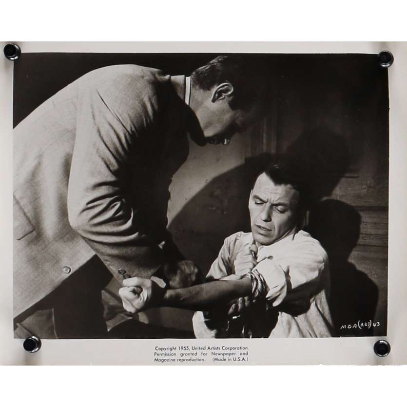 THE MAN WITH THE GOLDEN ARM Movie Still 8x10 in.  - N03 1955 - Otto Preminger, Franck Sinatra