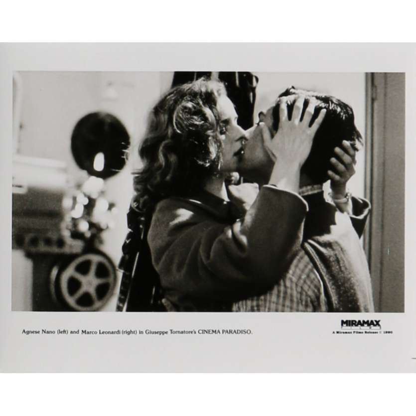 CINEMA PARADISO Photo de presse 20x25 cm - N06 1988 - Philippe Noiret, Giuseppe Tornatore