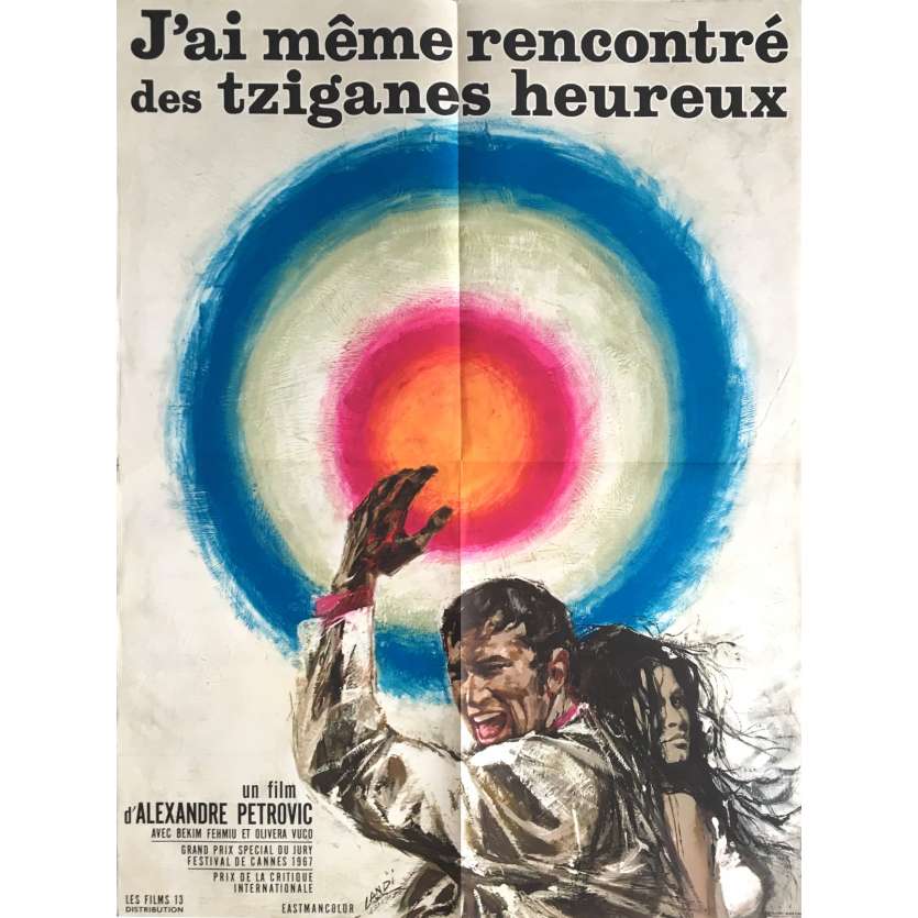 HAPPY GYPSIES Movie Poster 23x32 in.  -  1967 - Aleksandar Petrovic, Bekim Fehmiu