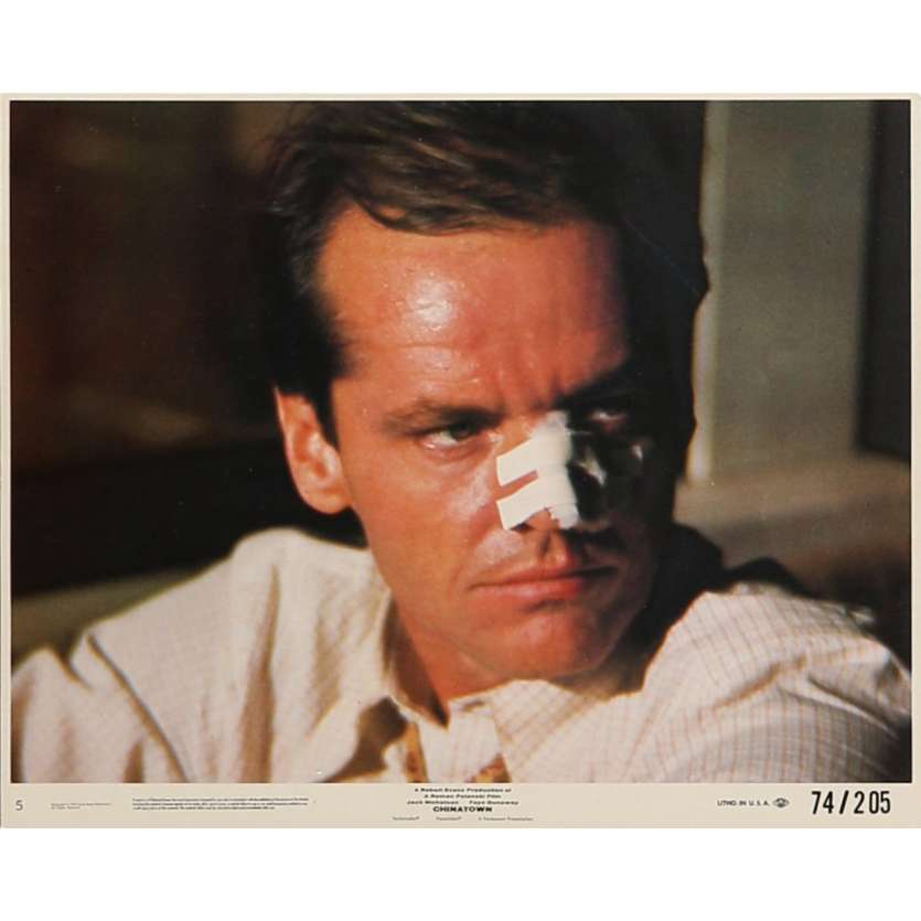 CHINATOWN Lobby Card 8x10 in. - N05 1974 - Roman Polanski, Jack Nicholson