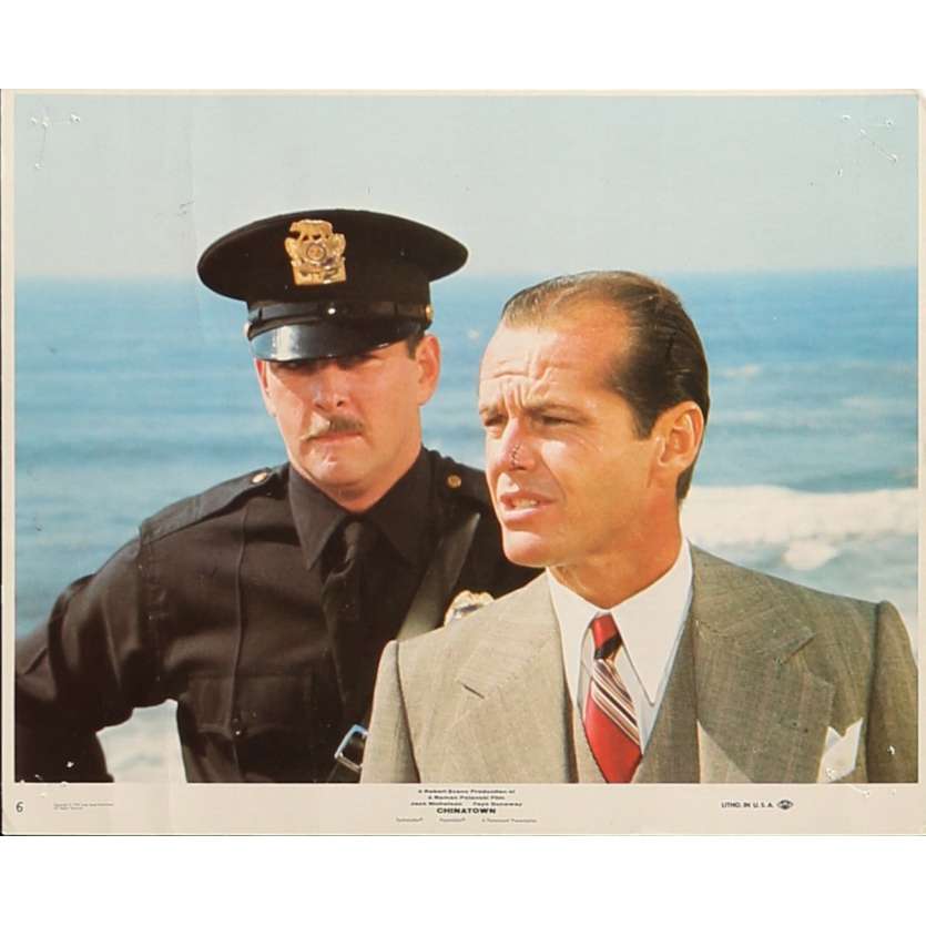 CHINATOWN Lobby Card 8x10 in.  - N06 1974 - Roman Polanski, Jack Nicholson