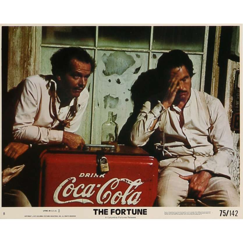 THE FORTUNE Lobby Card 8x10 in. - N08 1975 - Mike Nichols, Jack Nicholson