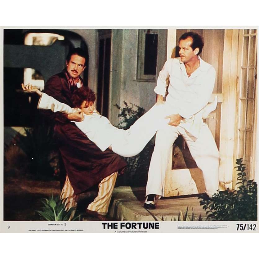 THE FORTUNE Lobby Card 8x10 in. - N09 1975 - Mike Nichols, Jack Nicholson