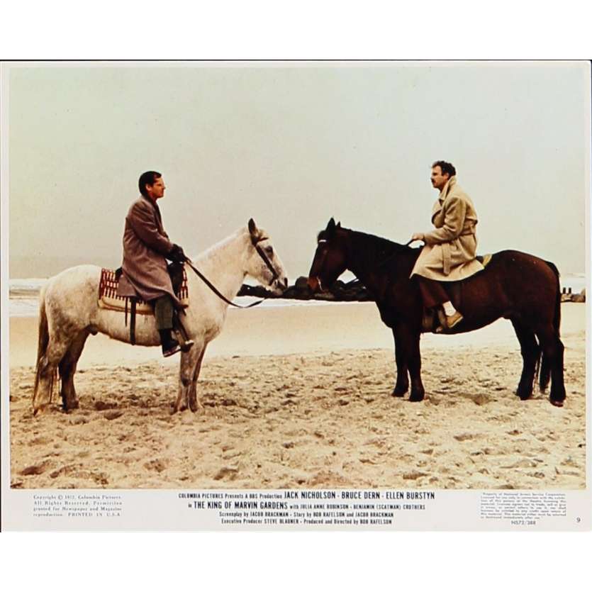 THE KING OF MARVIN GARDEN Photo de film 20x25 cm - N09 1972 - Jack Nicholson, Bob Rafelson