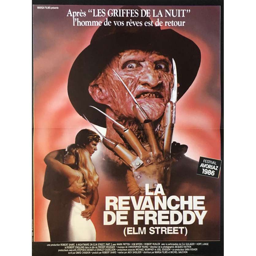 LA REVANCHE DE FREDDY Affiche de film 40x60 cm - 1985 - Robert Englund, Jack Sholder