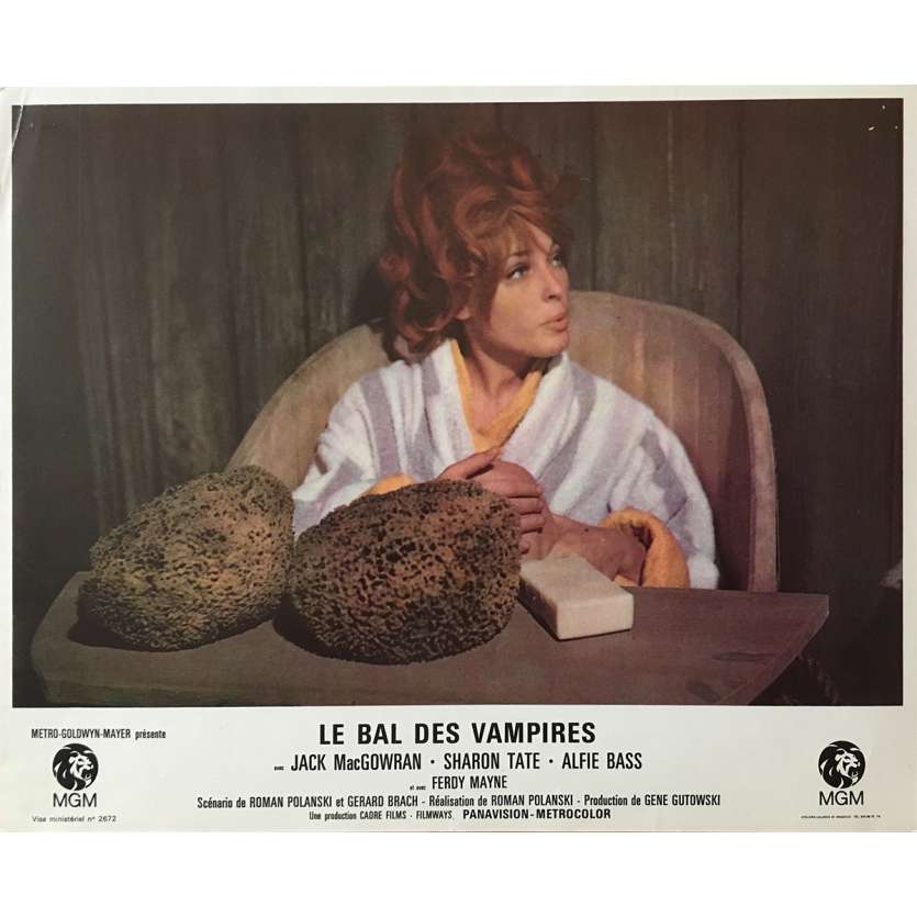 THE FEARLESS VAMPIRE KILLERS Lobby Card 9x12 in. - N01 1967 - Roman Polanski, Sharon Tate