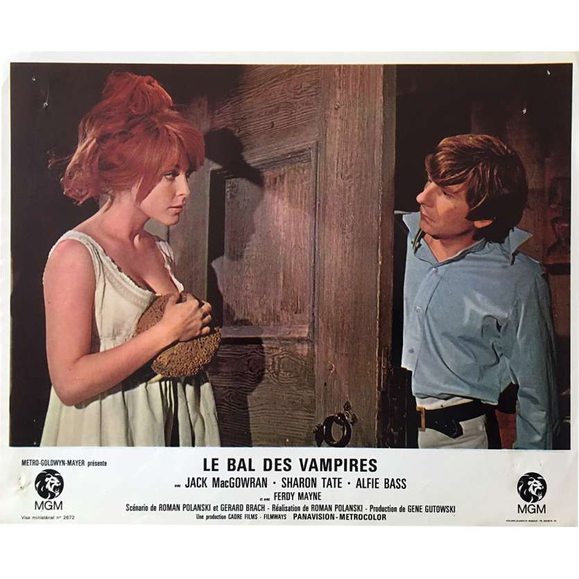 THE FEARLESS VAMPIRE KILLERS Lobby Card 9x12 in.  - N10 1967 - Roman Polanski, Sharon Tate