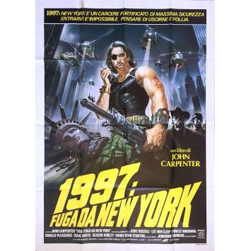 NEW-YORK 1997 Affiche de film 100x140 cm - 1981 - Kurt Russel, John Carpenter NEW-YORK 1997 Affiche de film 100x140 cm - 1981 - Kurt Russel, John Carpenter