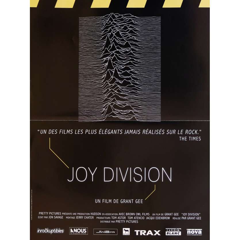 JOY DIVISION Affiche de film 40x60 - 2007 - Anton Corbjin, Grant Gee