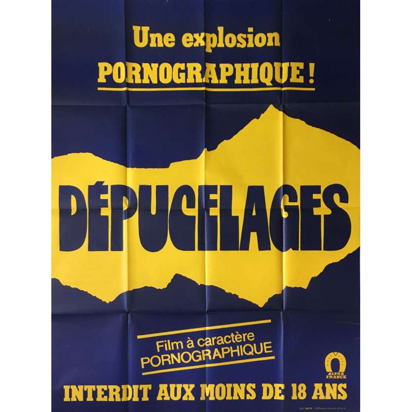 DEPUCELAGES Adult Movie Poster 47x63 in.  -  1978 - Jean-Claude Roy  , Ricjhard Allan
