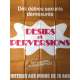 DESIRS ET PERVERSIONS Adult Movie Poster 47x63 in.  -  1977 - Jean-Marie Ghanassia, Cathy Castel