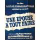 UNE EPOUSE A TOUT FAIRE Affiche de film érotique 120x160 cm -  1982 - Carole Piérac, Jean-Claude Roy