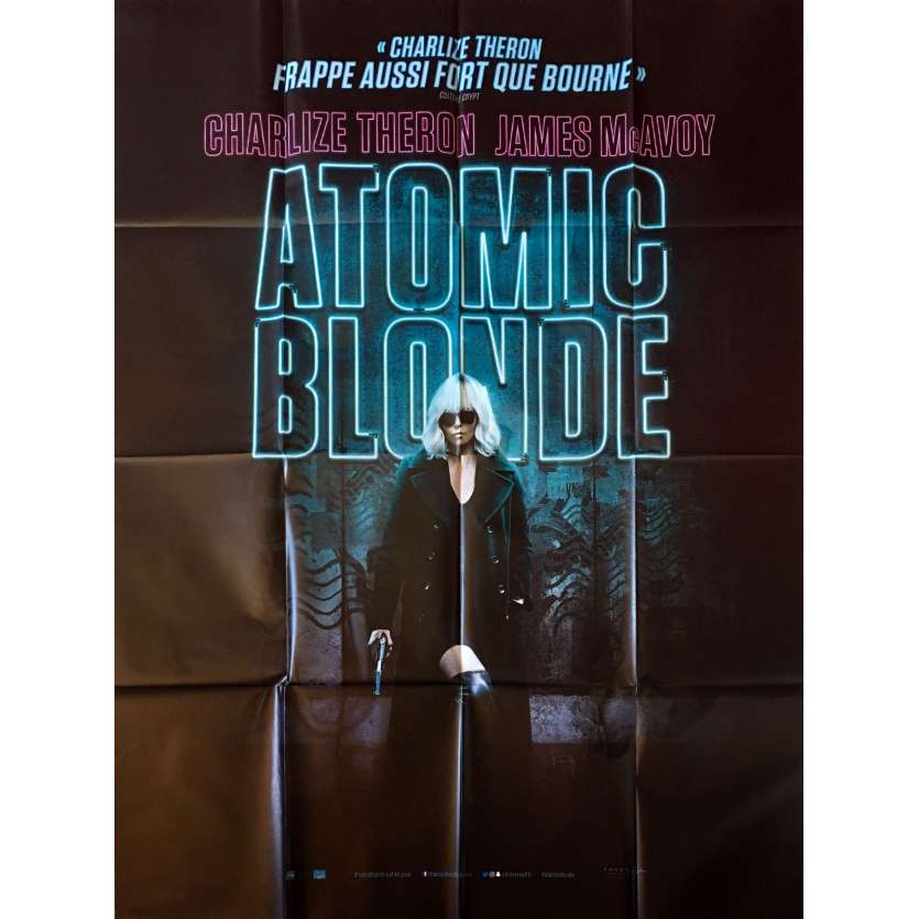 ATOMIC BLONDE Affiche de film - 120x160 cm. - 2017 - Charlize Theron, David Leitch