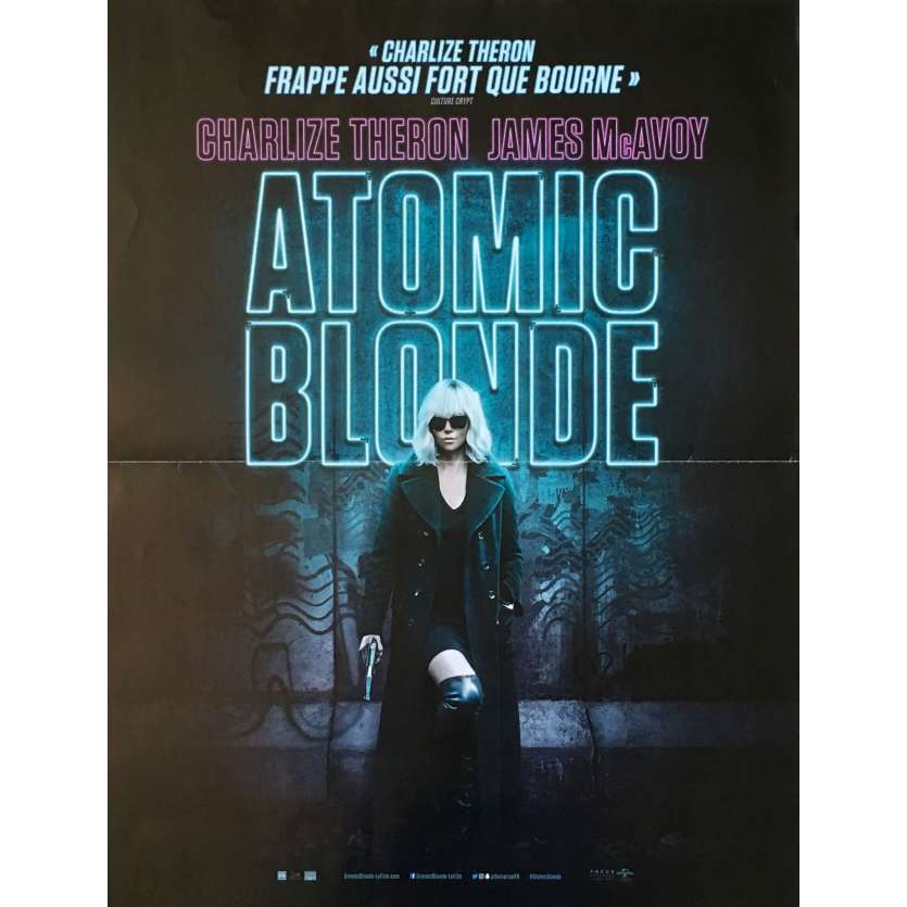 ATOMIC BLONDE Movie Poster   - 15x21 in. - 2017 - David Leitch, Charlize Theron