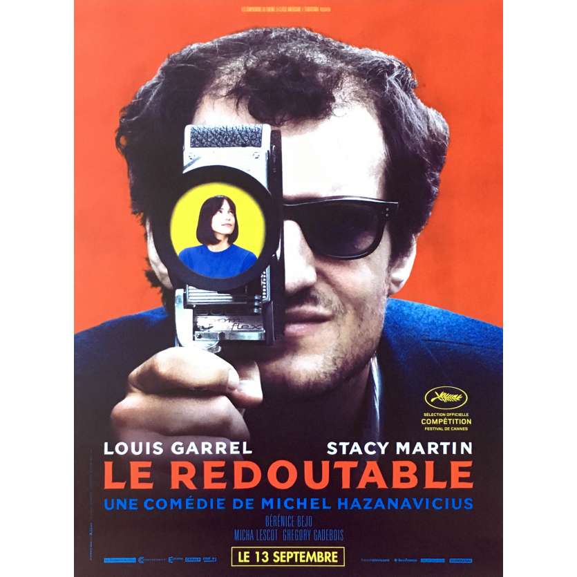 REDOUBTABLE Movie Poster   - 15x21 in. - 2017 - Michel Hazanavicius, Louis Garrel