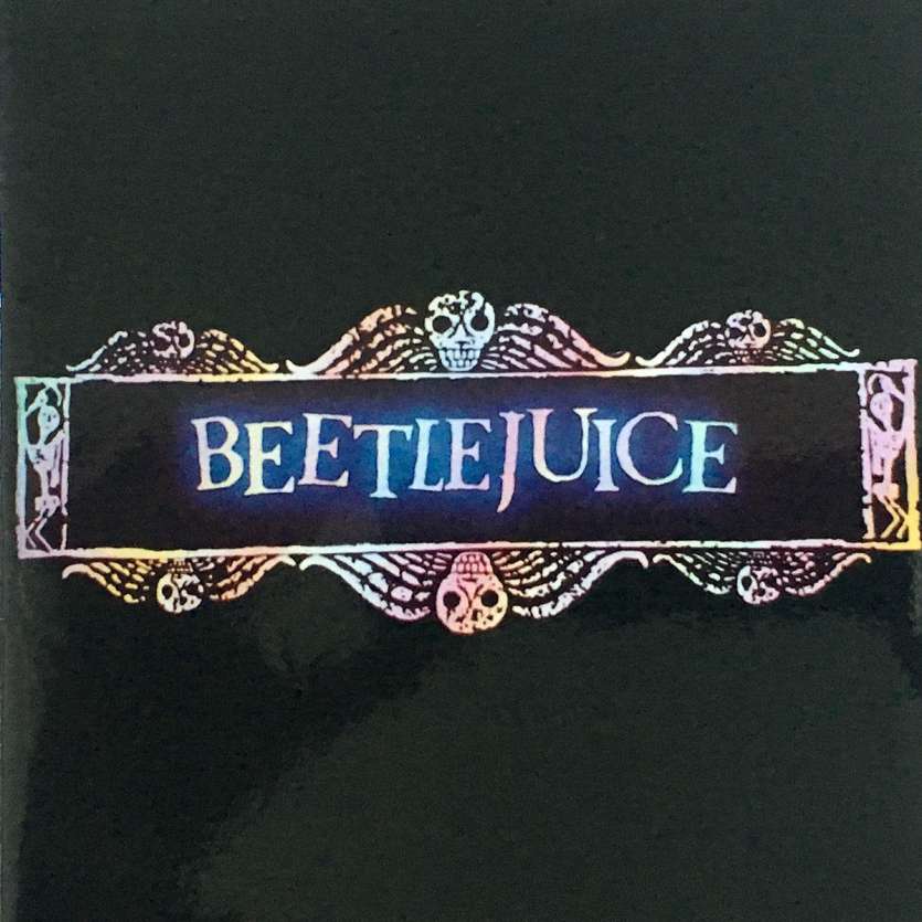 BEETLEJUICE Pressbook - 6x6 in. - 1988 - Tim Burton, Michael Keaton