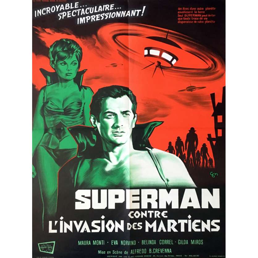 SANTO VS THE MARTIAN INVASION Movie Poster - 23x32 in. - 1967 - Alfredo B. Crevenna, Santo