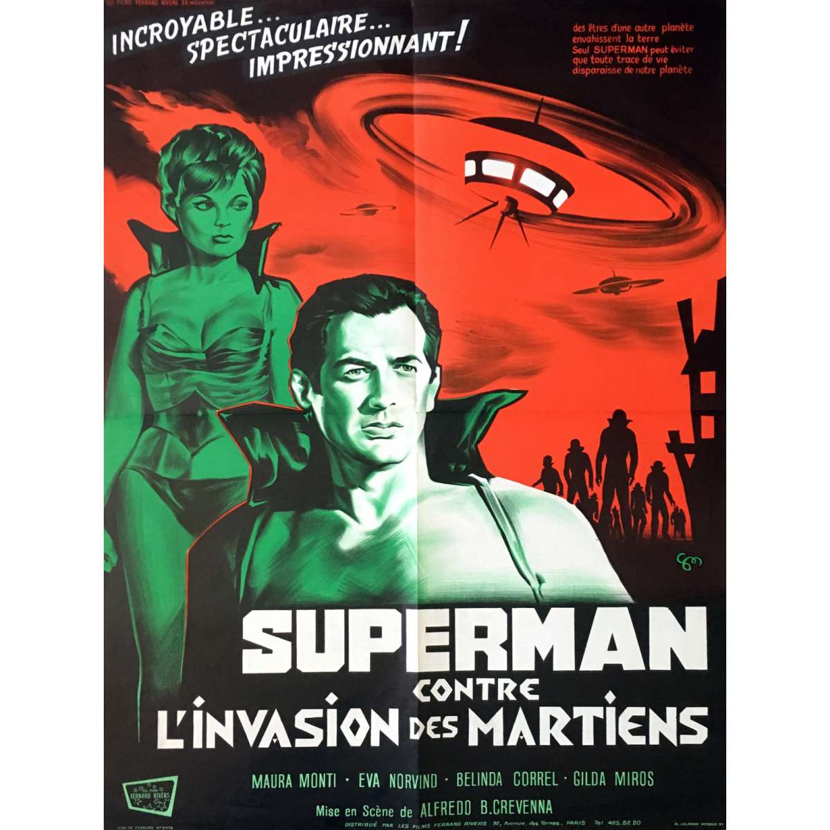 Affiche de SUPERMAN CONTRE L'INVASION DES MARTIENS