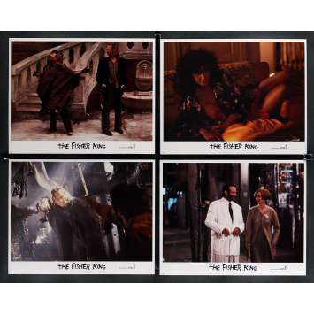 FISHER KING Lobby Cards - 11x14 in. - 1991 - Terry Gilliam, Jeff Bridges