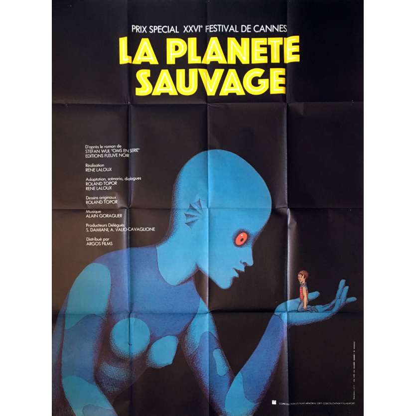 FANTASTIC PLANET Movie Poster   - 47x63 in. - 1973 - René Laloux, Barry Bostwick