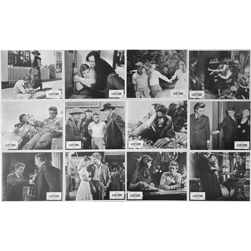 EAST OF EDEN Lobby Cards x6 - B - 9x12 in. - R1960 - Elia Kazan, James Dean