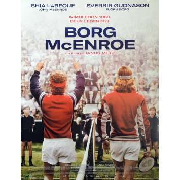 BORG McENROE Affiche de film - 40x60 cm. - 2017 - Shia LaBeouf, Janus Metz